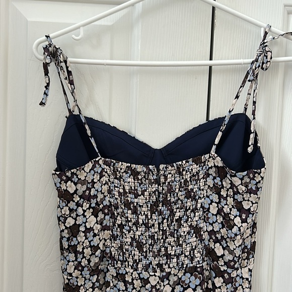 Aritzia Sunday Best mini bustier floral dress - Picture 4 of 5